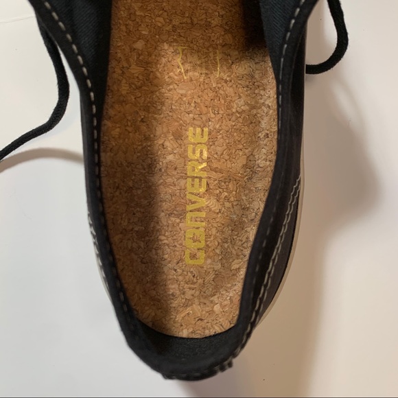 JACK PURCELL Canvas Converse Size 8.5 Black Mens - Picture 9 of 9